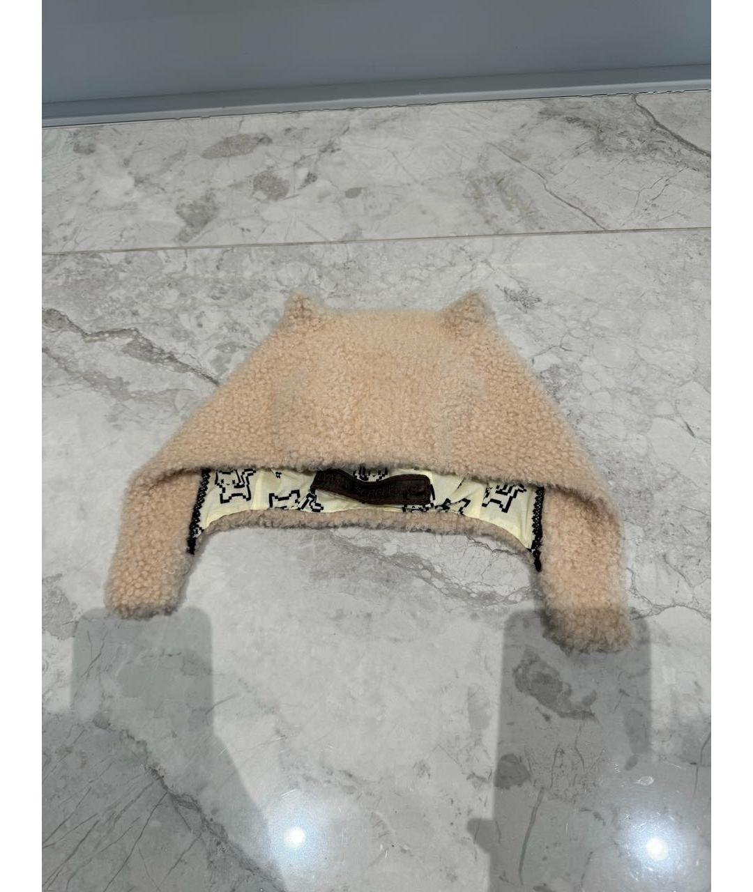 ULYANA SERGEENKO Бежевая шапка, фото 7