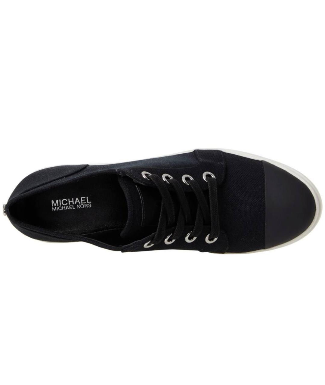 MICHAEL KORS Черные текстильные ботильоны, фото 3