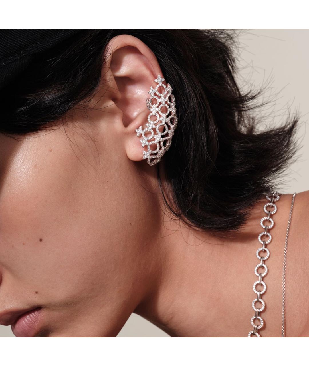 APM Monaco Серебряные серебряные клипсы, фото 4