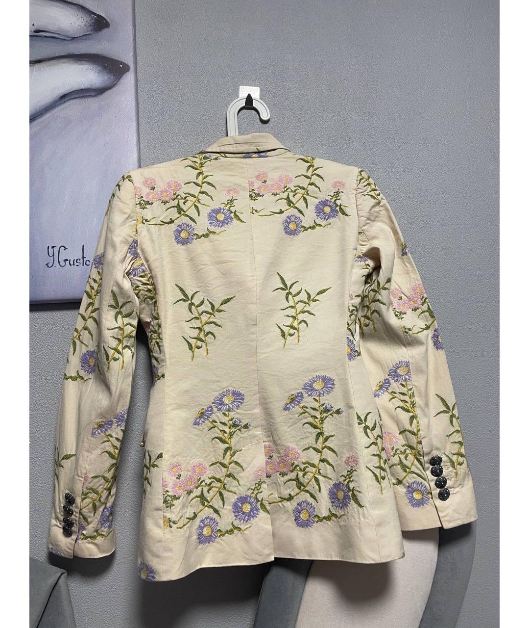 DOLCE&GABBANA Бежевый жакет/пиджак, фото 2