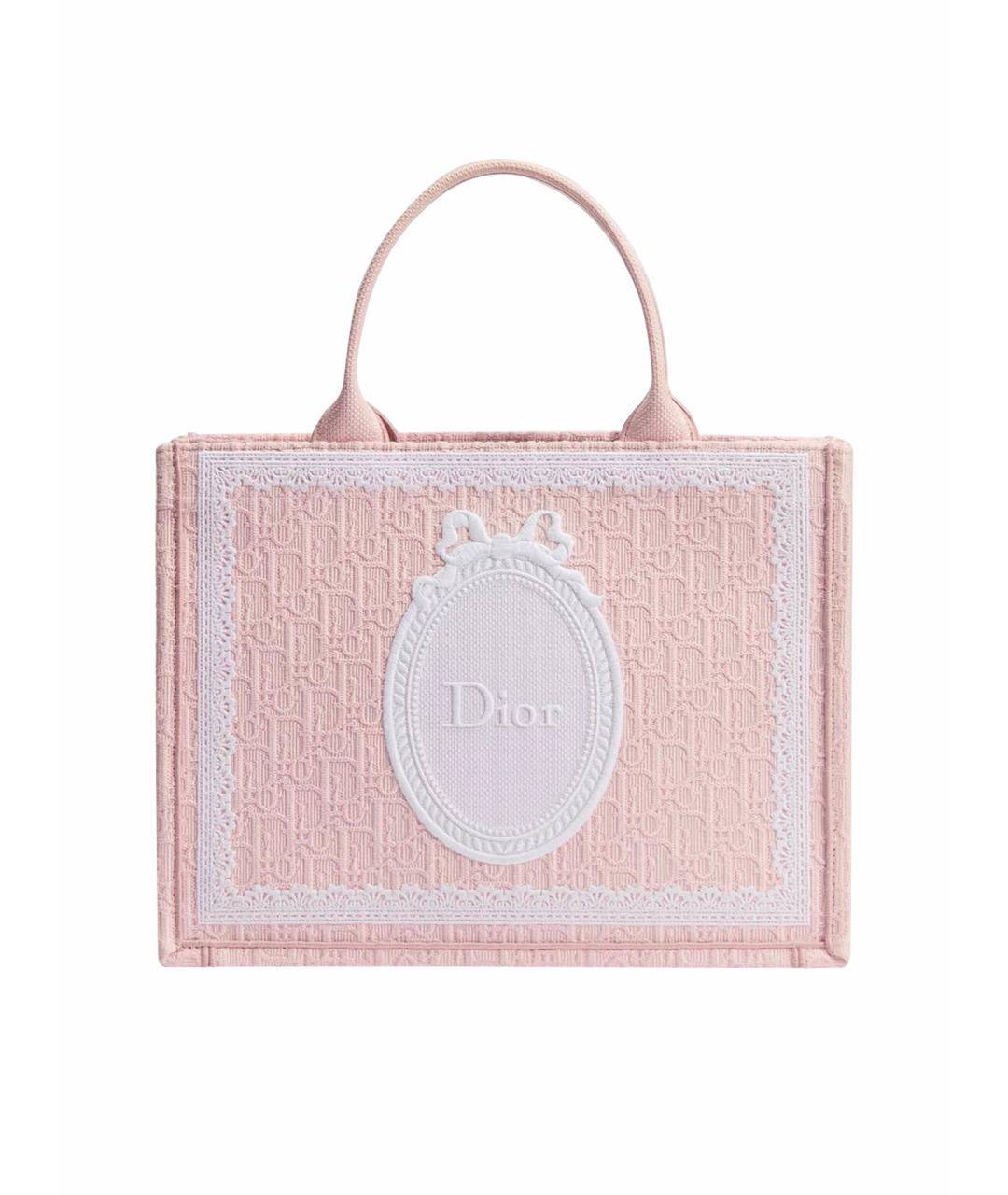 CHRISTIAN DIOR Розовая сумка тоут, фото 1