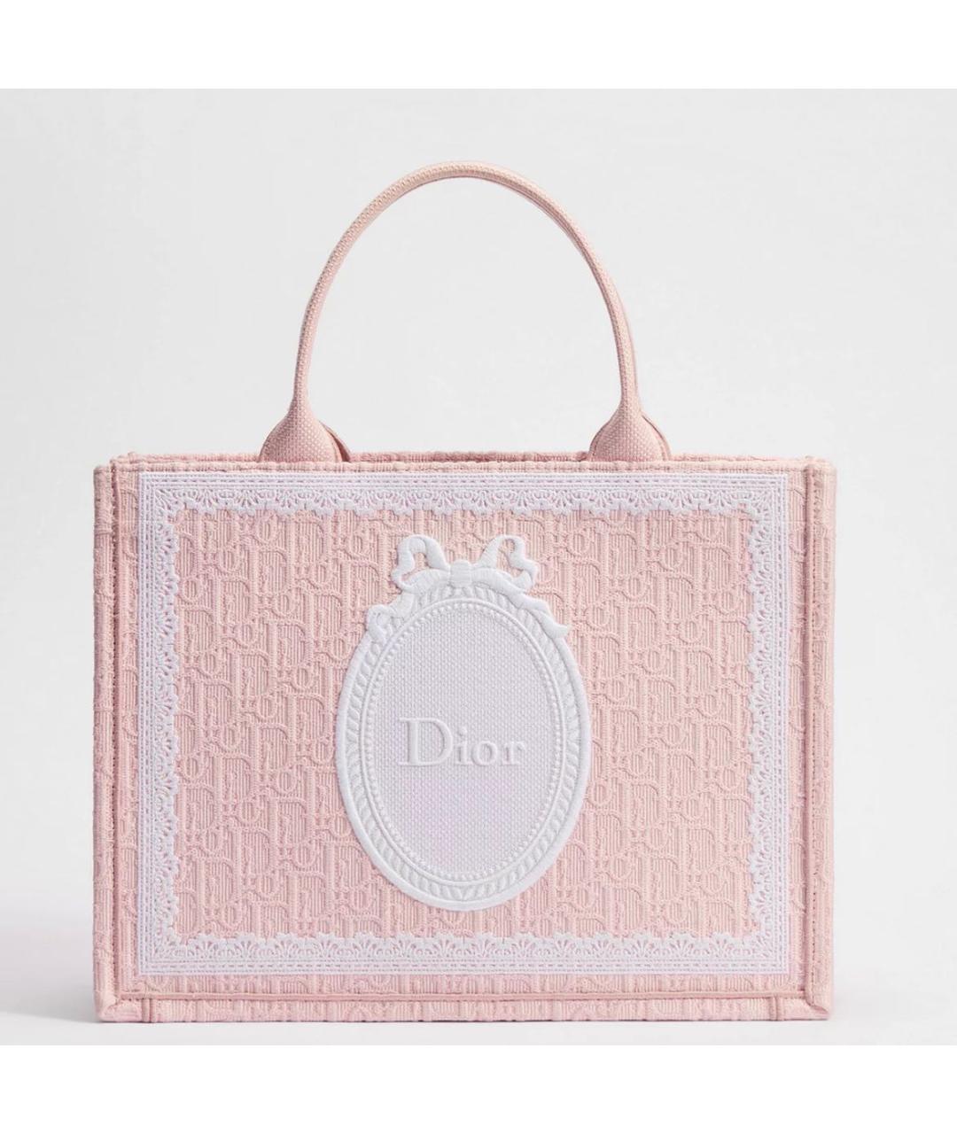 CHRISTIAN DIOR Розовая сумка тоут, фото 5