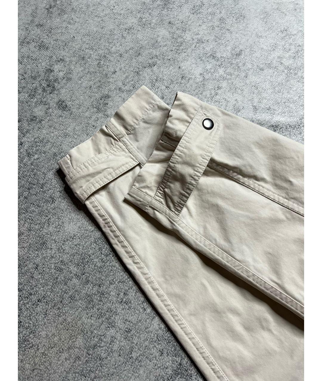 ISABEL MARANT ETOILE Серые хлопковые прямые брюки, фото 6