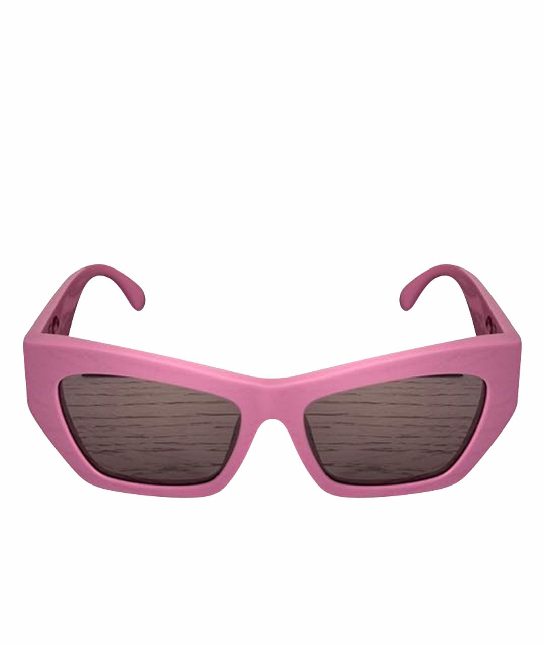 CHANEL Розовые пластиковые солнцезащитные очки, фото 1