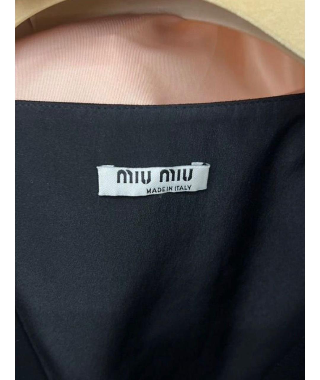 MIU MIU Черная блузы, фото 3