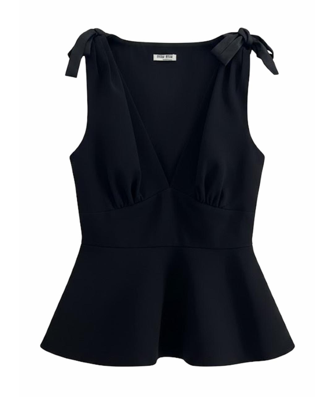 MIU MIU Черная блузы, фото 1