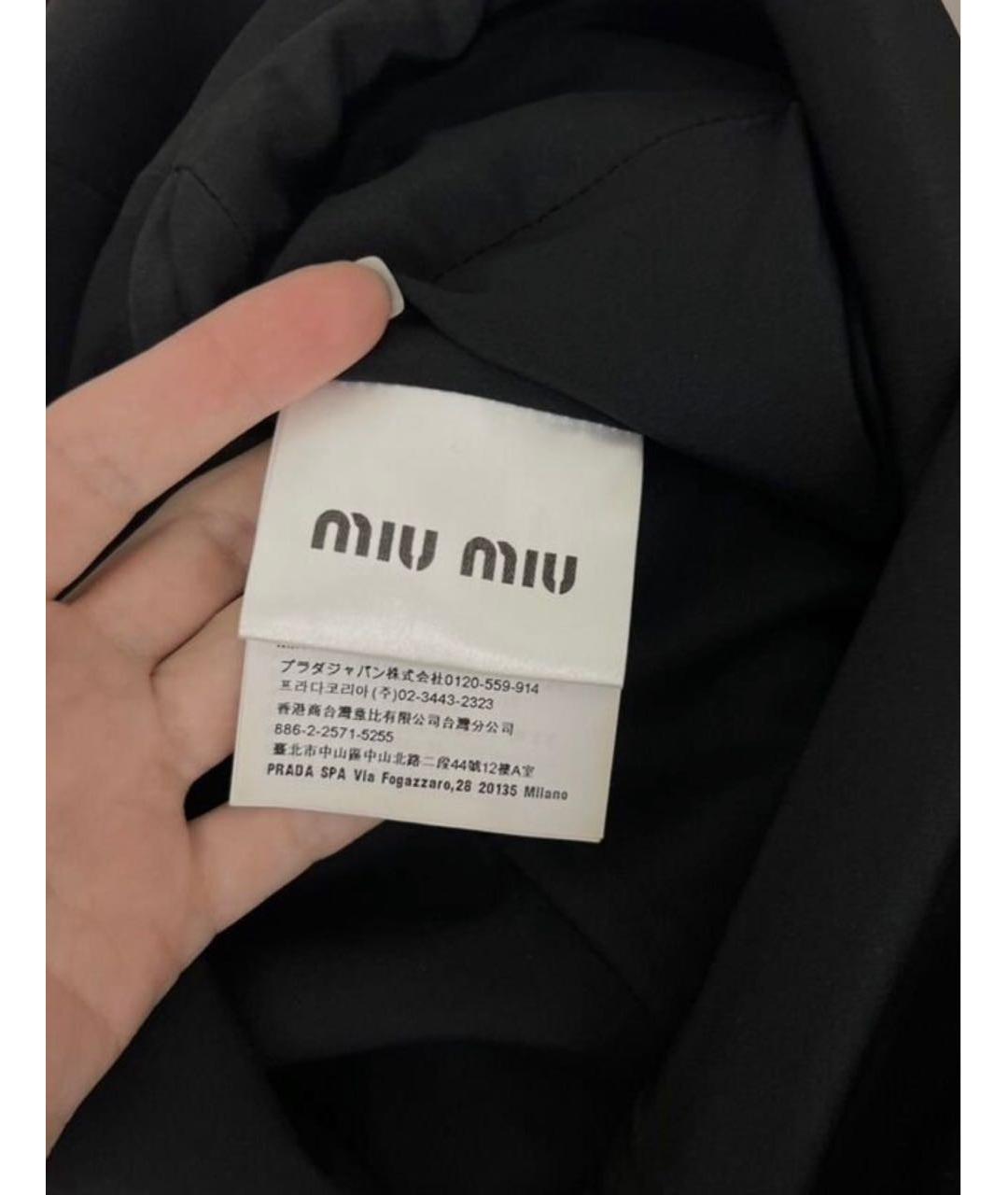 MIU MIU Черная блузы, фото 6