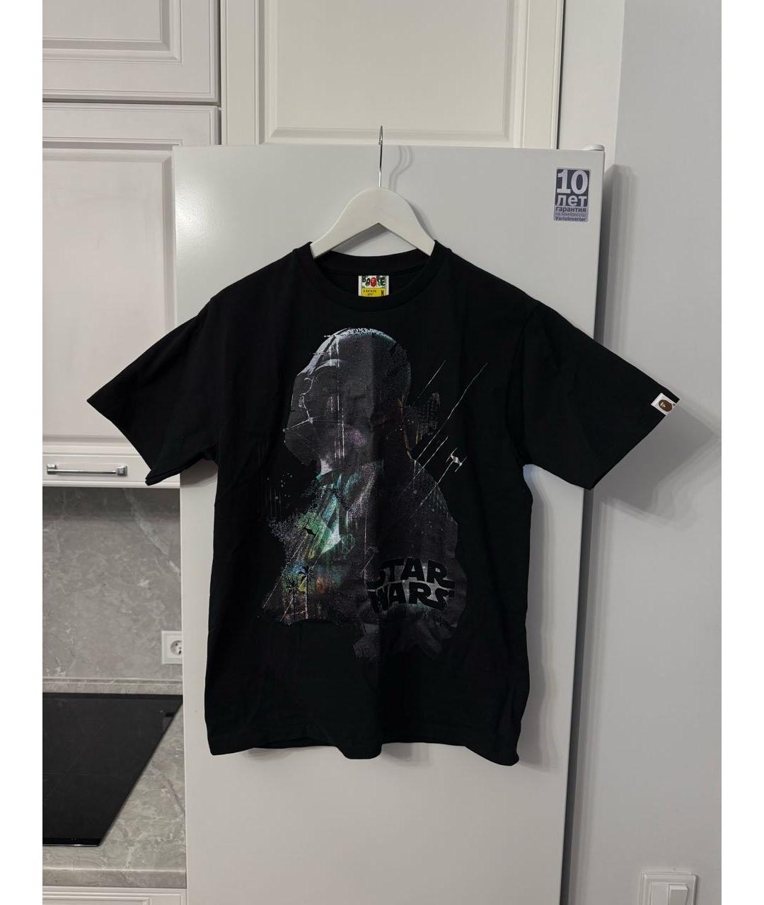 BAPE Черная футболка, фото 2