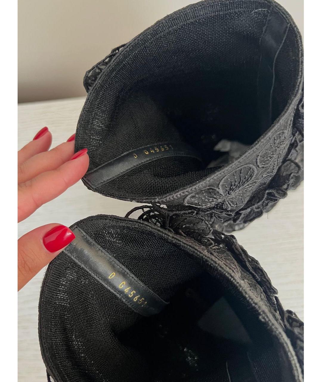 CHANEL Черные сапоги, фото 5