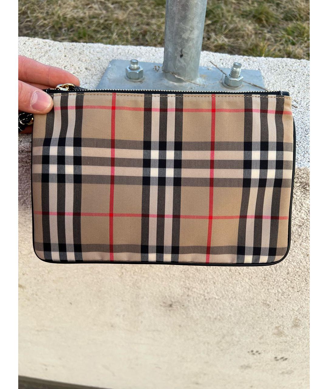 BURBERRY Бежевая барсетка, фото 9