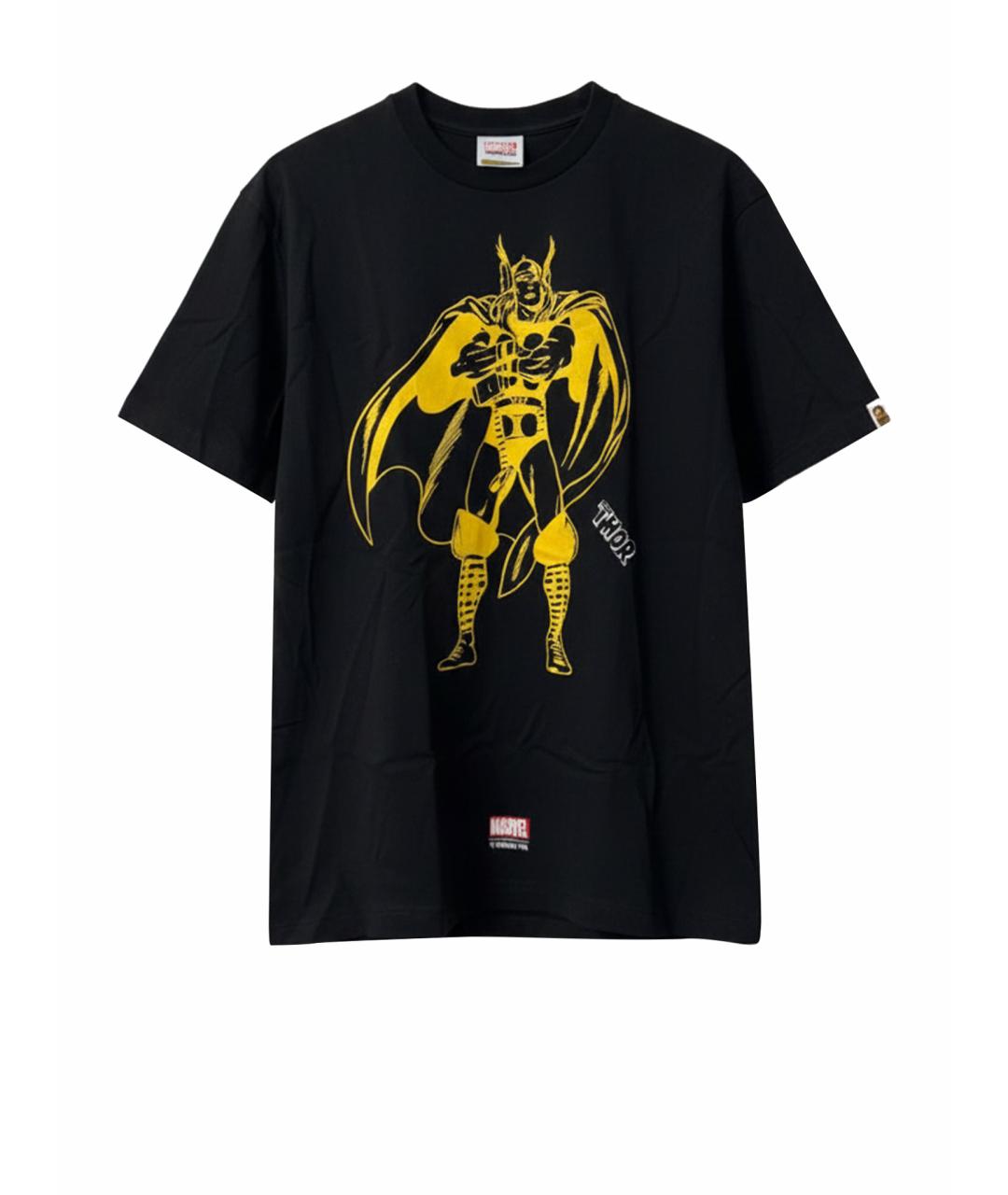 A BATHING APE Черная футболка, фото 1