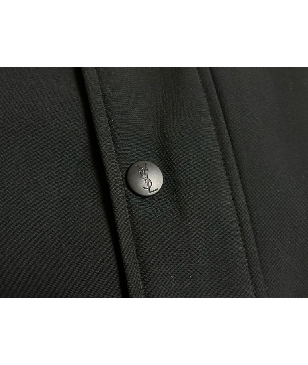 YVES SAINT LAURENT BEAUTY Черная полиэстеровая куртка, фото 5
