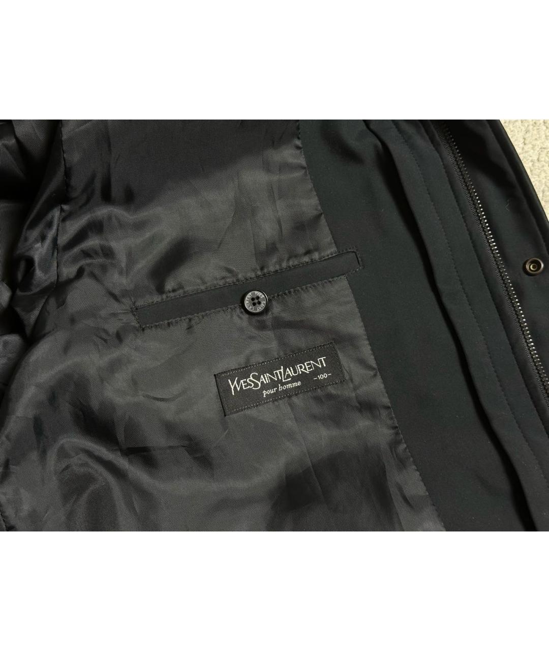 YVES SAINT LAURENT BEAUTY Черная полиэстеровая куртка, фото 7