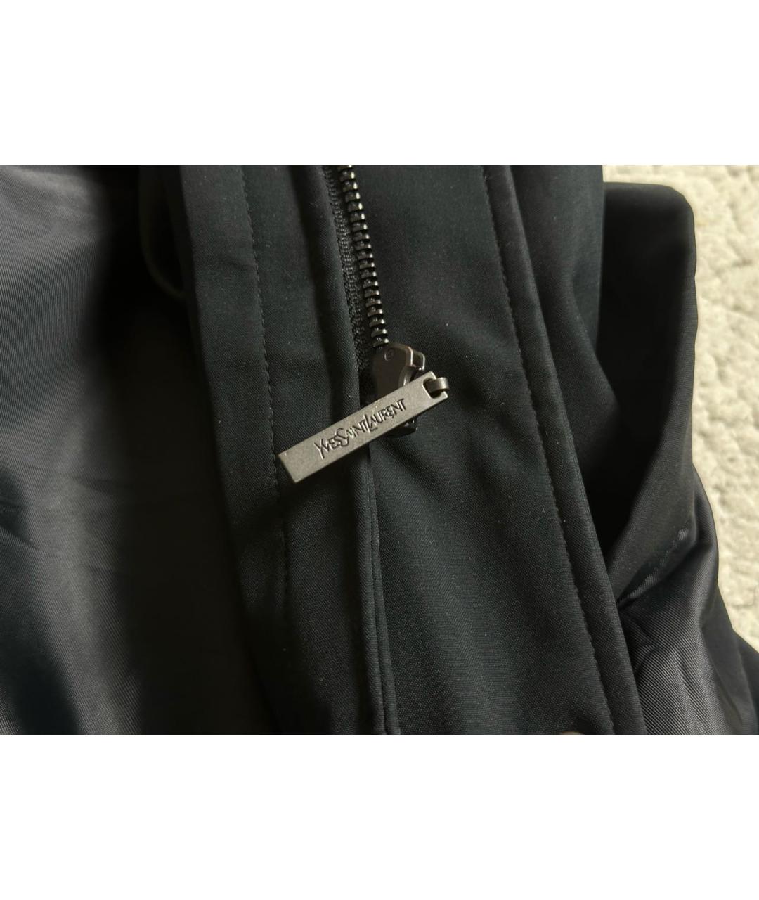 YVES SAINT LAURENT BEAUTY Черная полиэстеровая куртка, фото 6