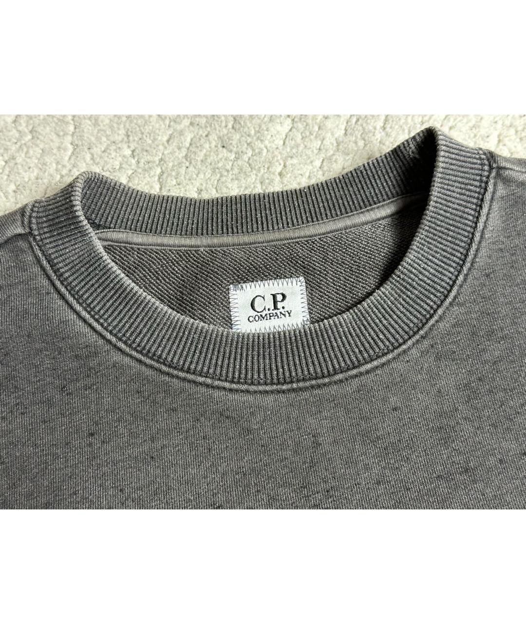 CP COMPANY Антрацитовый хлопковый джемпер / свитер, фото 5