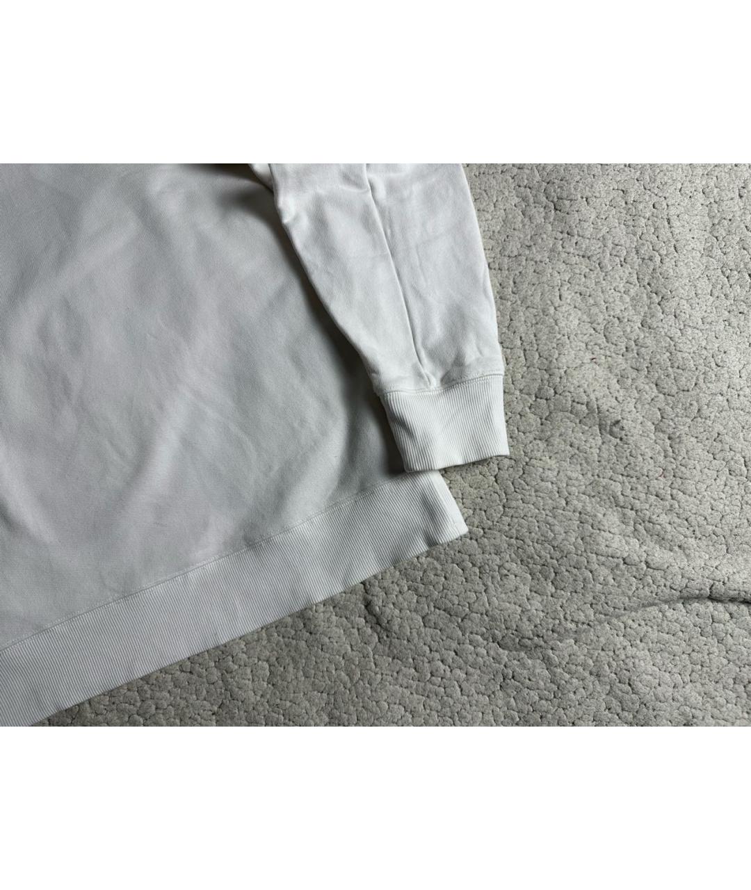 CP COMPANY Белый хлопковый джемпер / свитер, фото 4