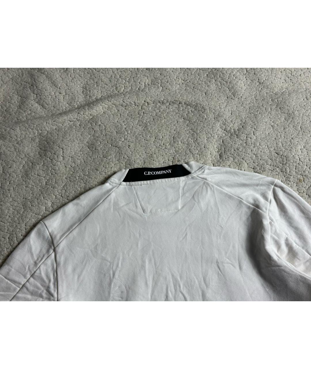 CP COMPANY Белый хлопковый джемпер / свитер, фото 5