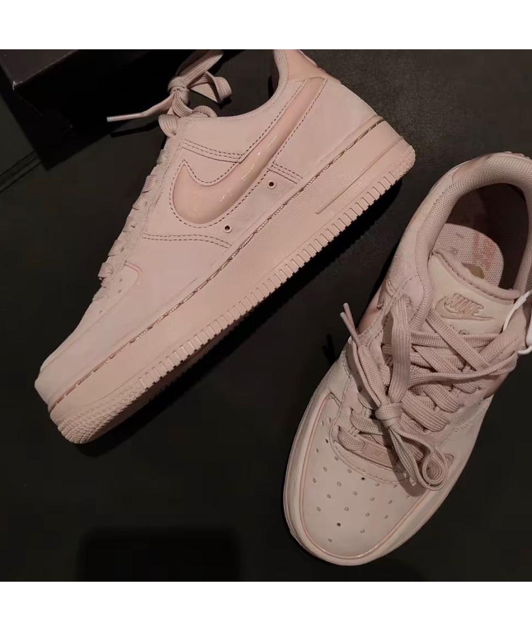 NIKE Розовые замшевые кроссовки, фото 8