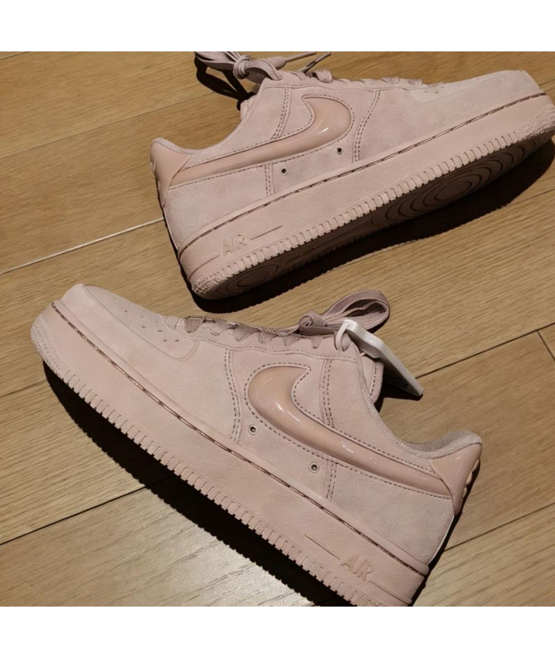 NIKE Розовые замшевые кроссовки, фото 6