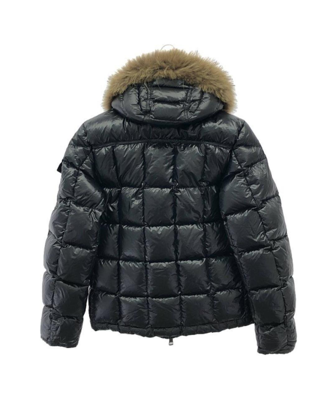 MONCLER Черный пуховик, фото 2