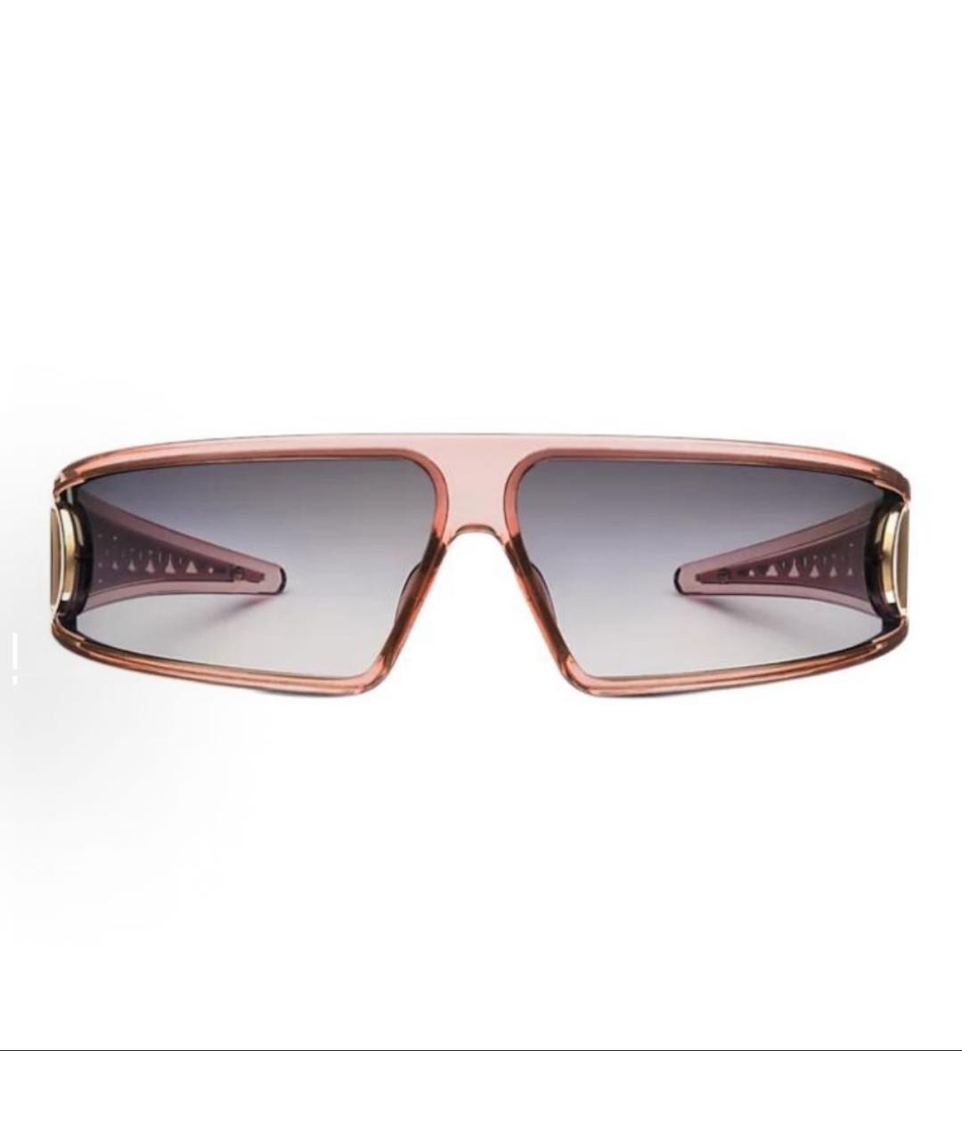 CHRISTIAN DIOR Розовые пластиковые солнцезащитные очки, фото 2