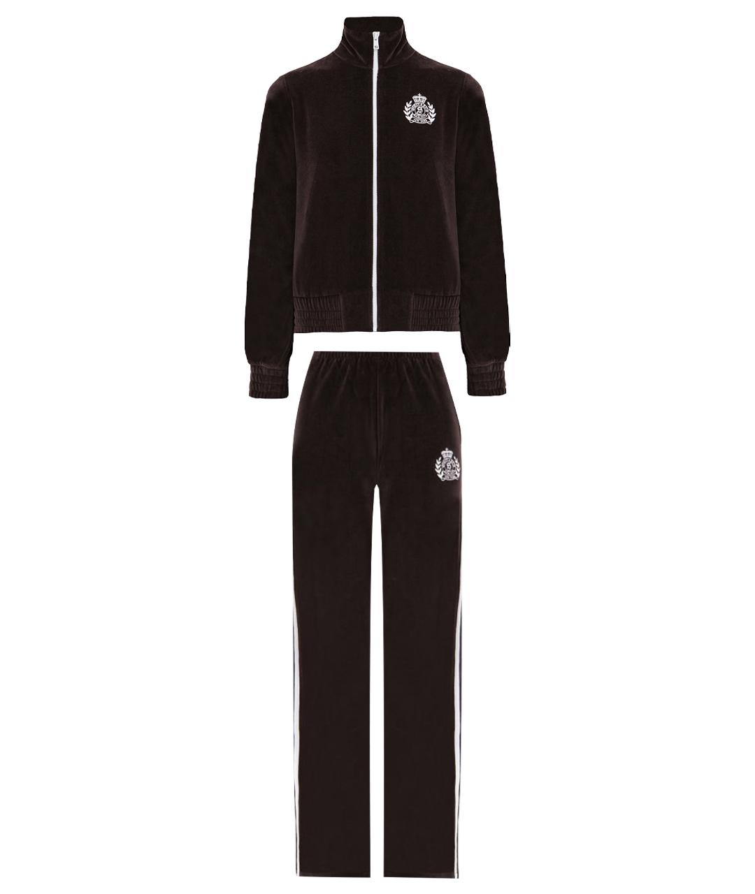 SPORTY AND RICH Коричневый хлопковый спортивные костюмы, фото 1