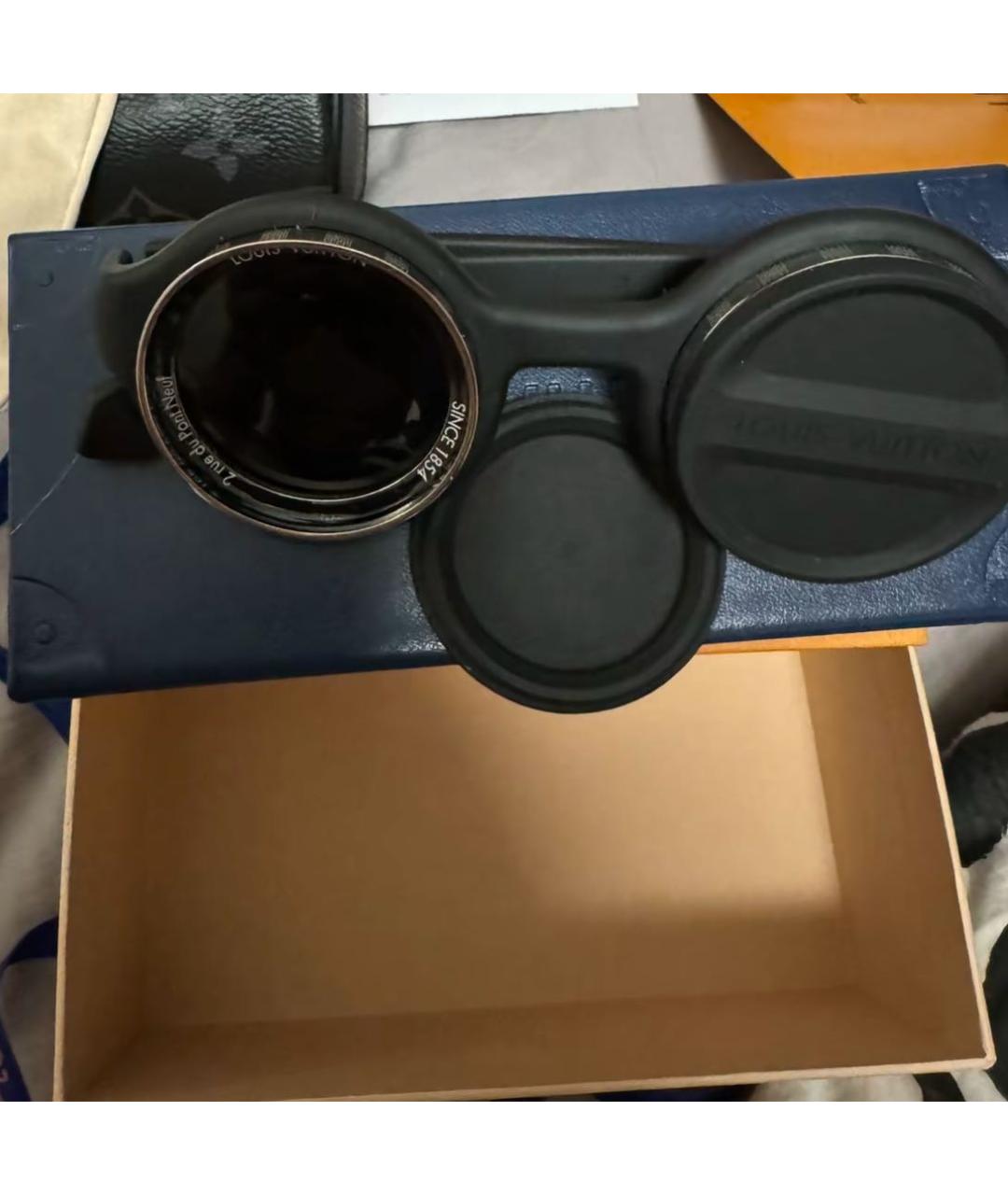 LOUIS VUITTON Черные солнцезащитные очки, фото 6