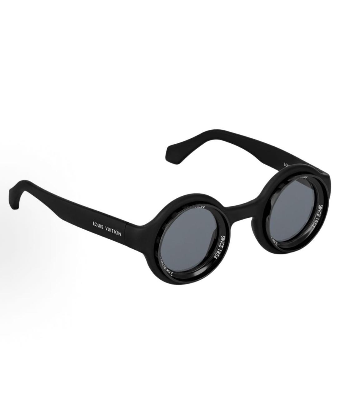 LOUIS VUITTON Черные солнцезащитные очки, фото 4