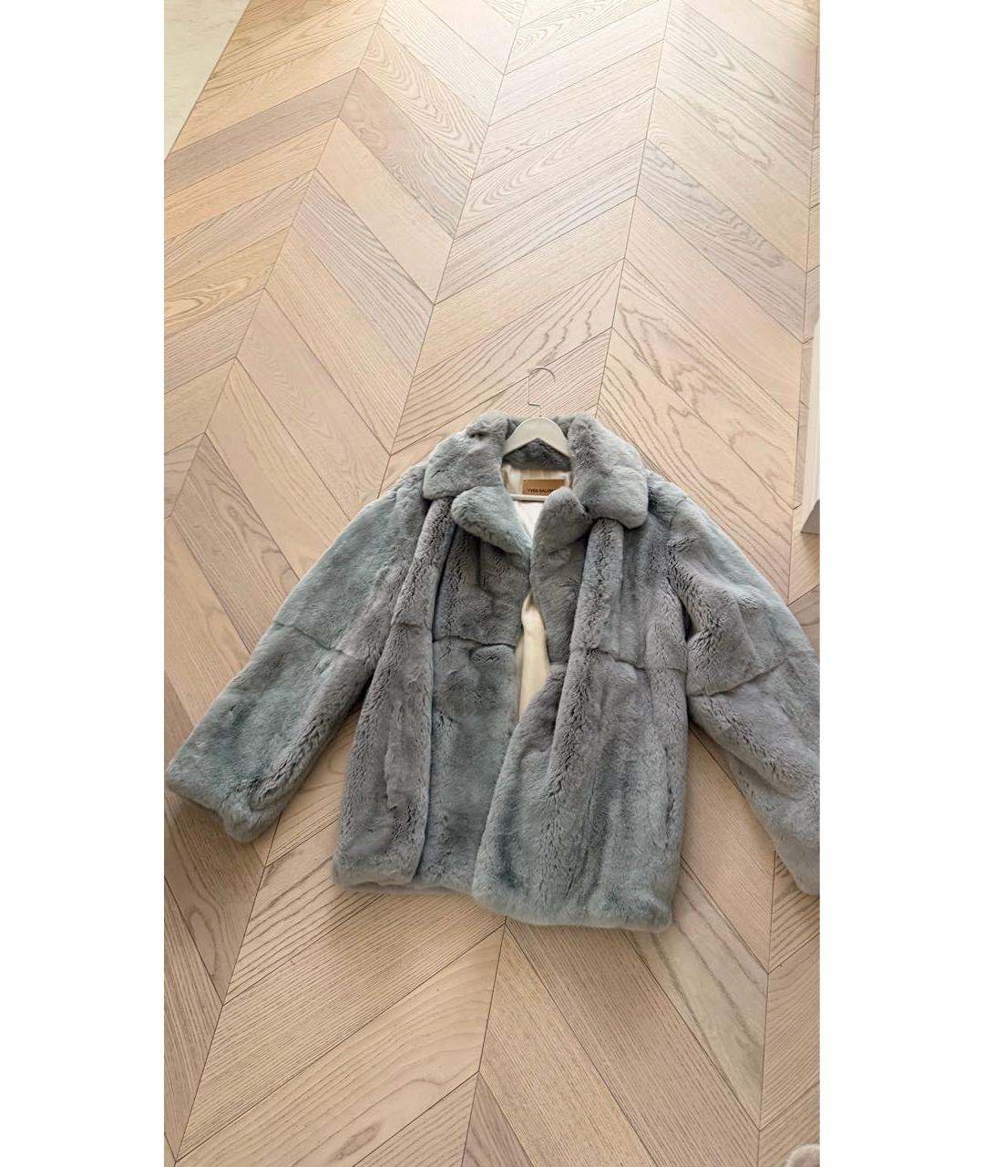 YVES SALOMON Шерстяная шуба, фото 3