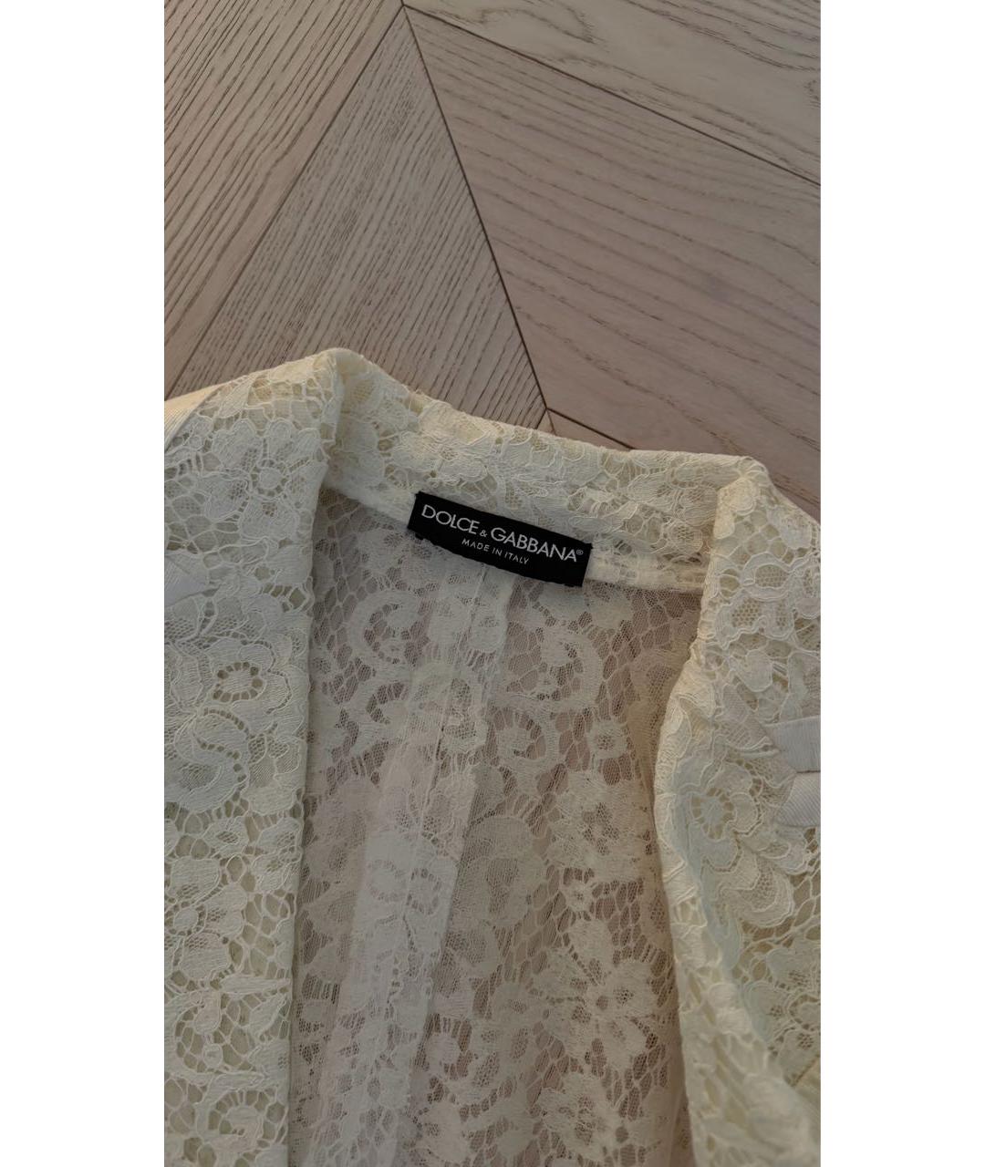 DOLCE&GABBANA Белый костюм с брюками, фото 4