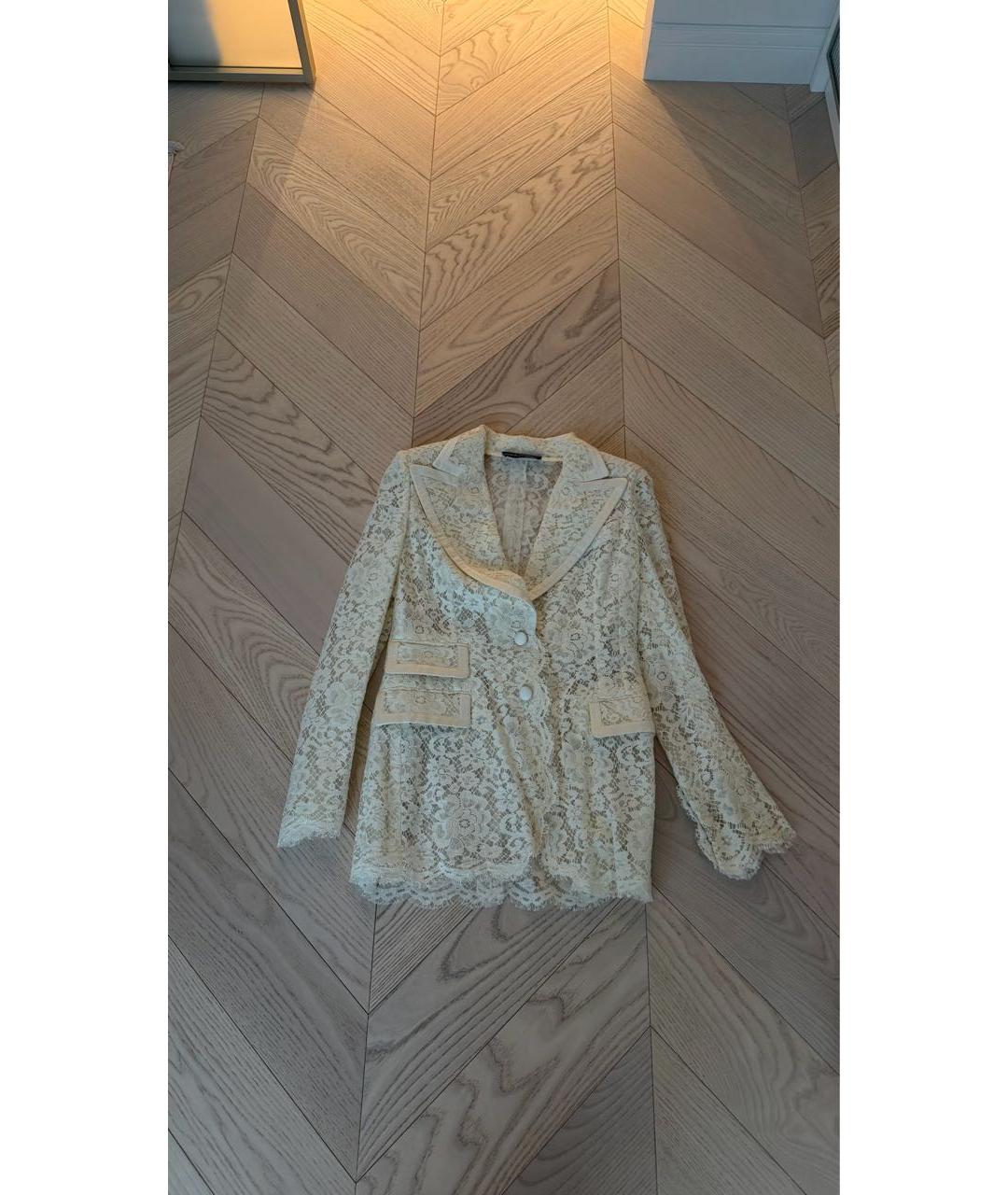 DOLCE&GABBANA Белый костюм с брюками, фото 3