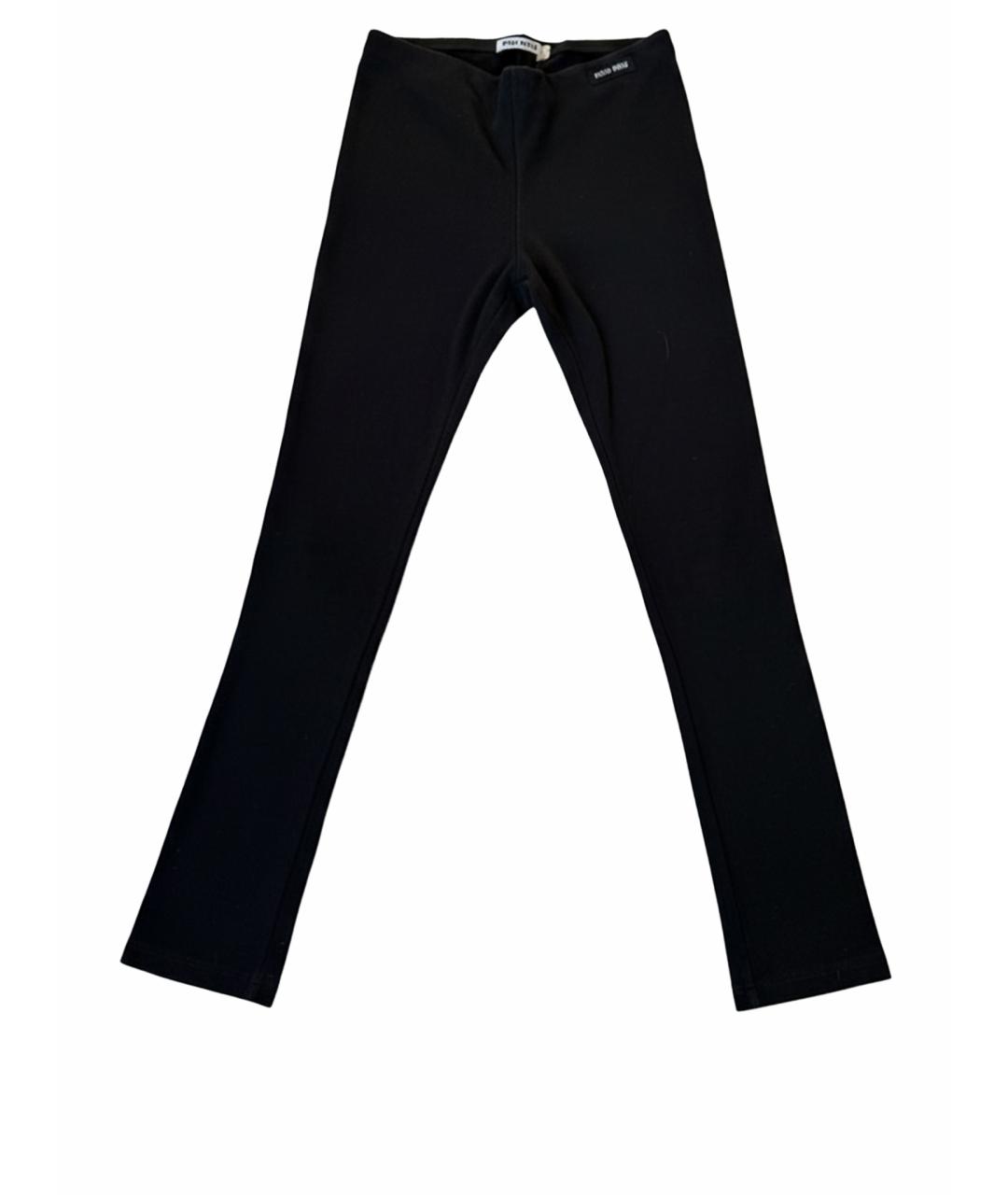 MIU MIU Черные спортивные брюки и шорты, фото 1