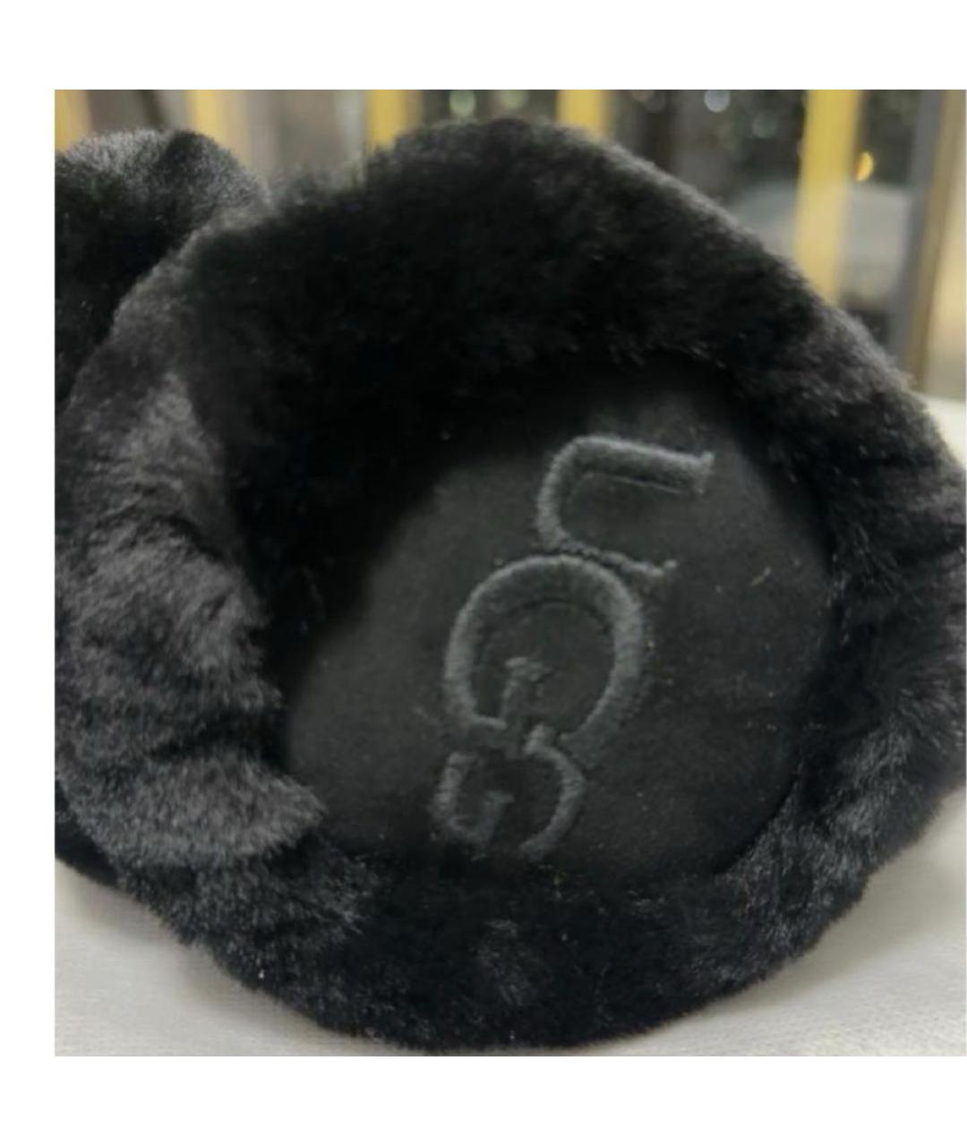 UGG AUSTRALIA Черные шерстяные наушники, фото 3