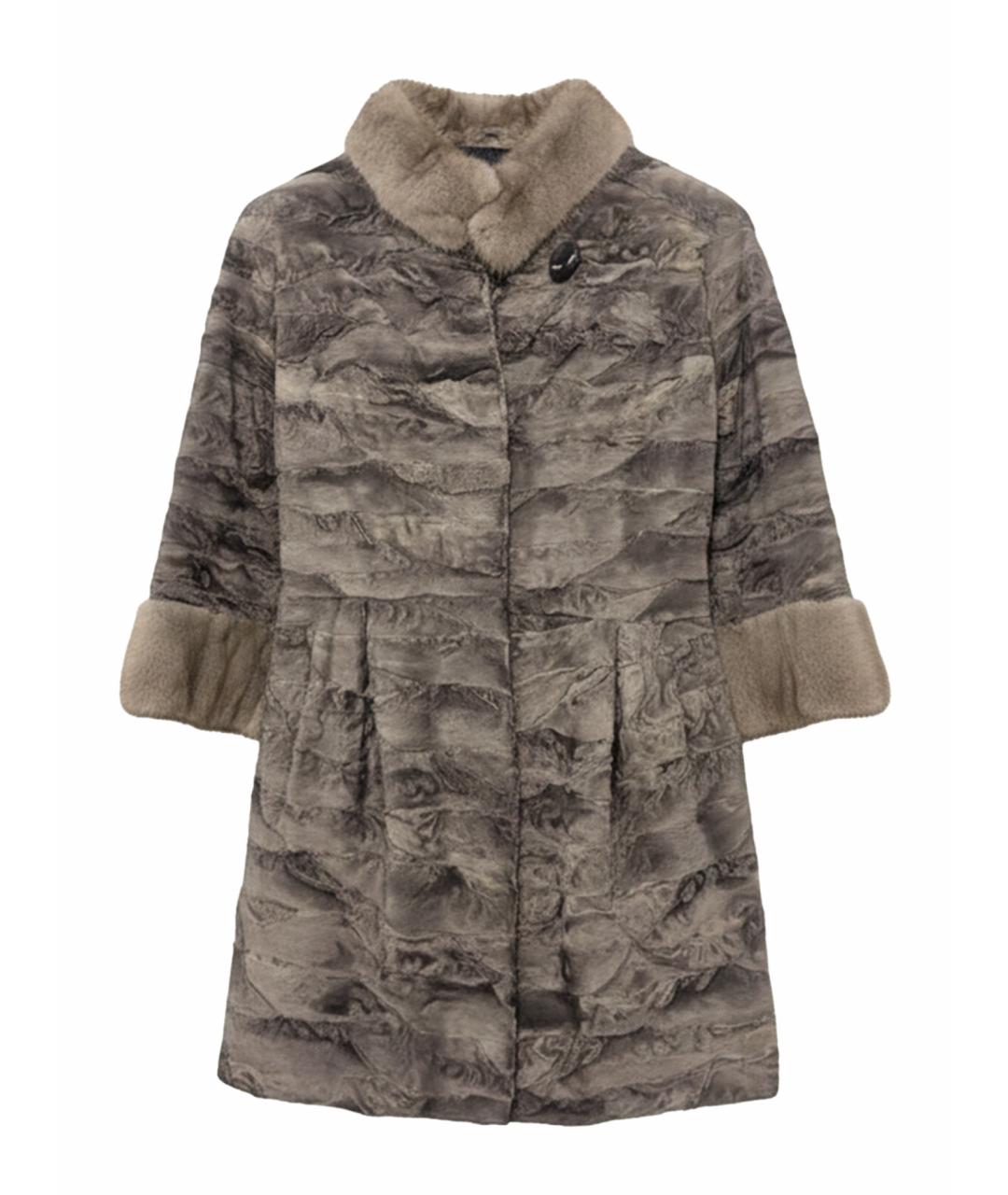 MALA MATI Серая шуба, фото 1