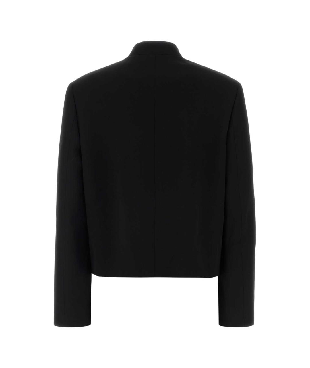 JIL SANDER Черный шерстяной жакет/пиджак, фото 2
