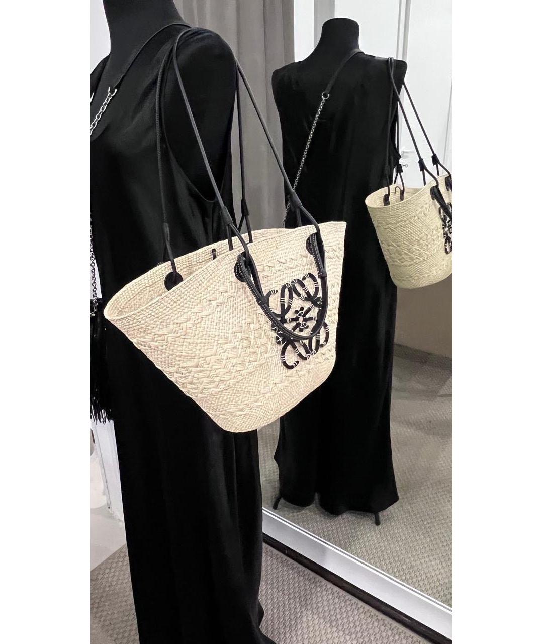 LOEWE Бежевая сумка тоут, фото 2