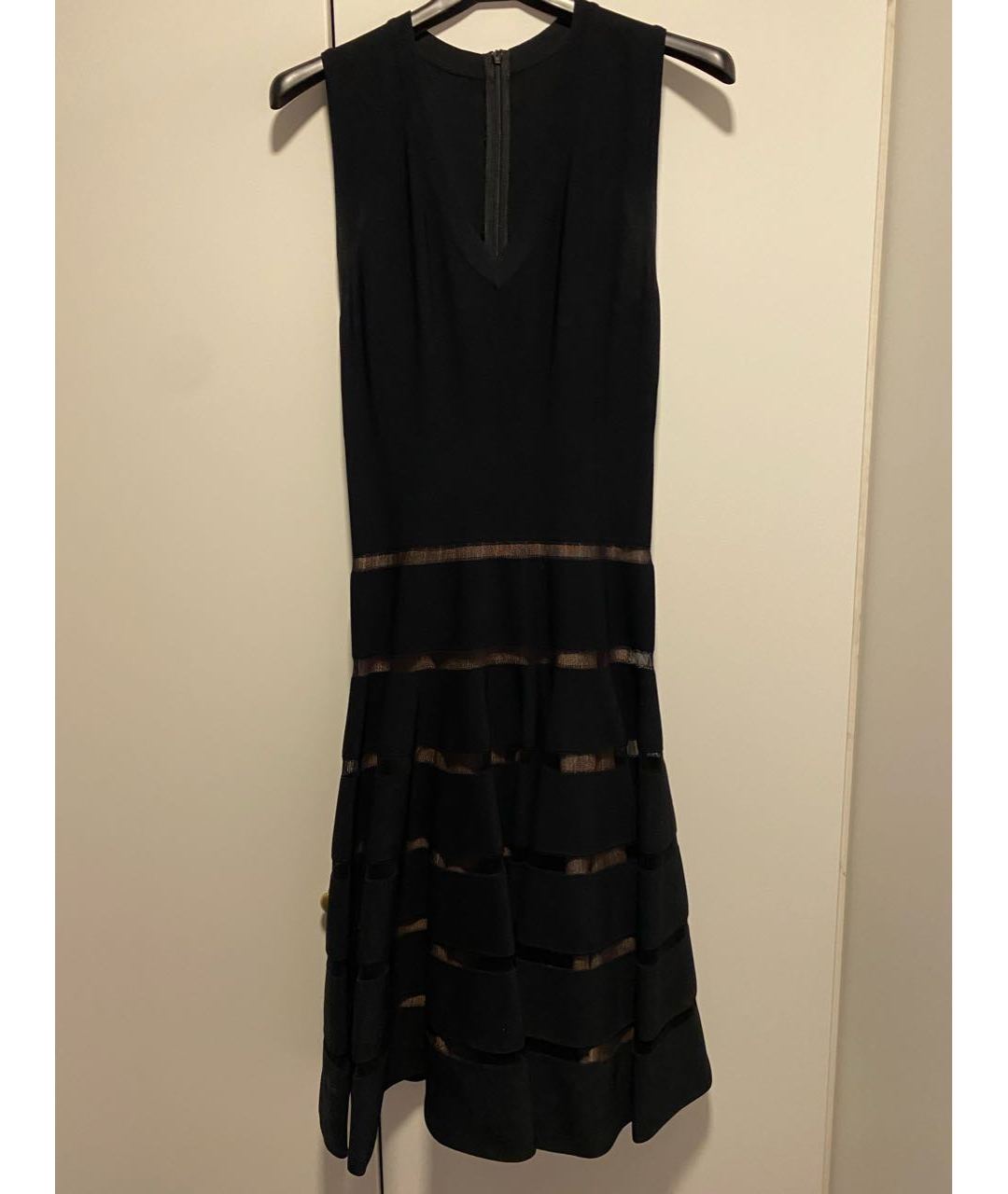 ALAIA Черное вискозное коктейльное платье, фото 5