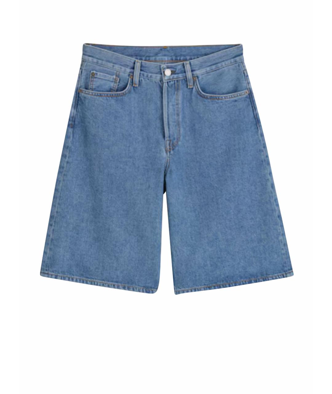 COS Голубые деним шорты, фото 1