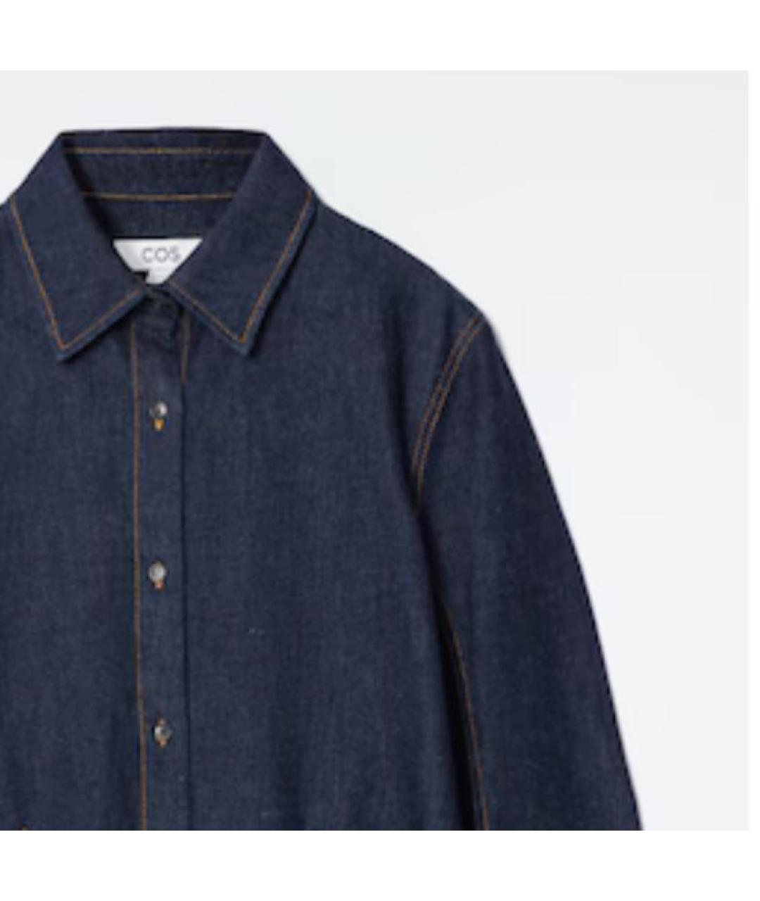 COS Темно-синяя рубашка, фото 2