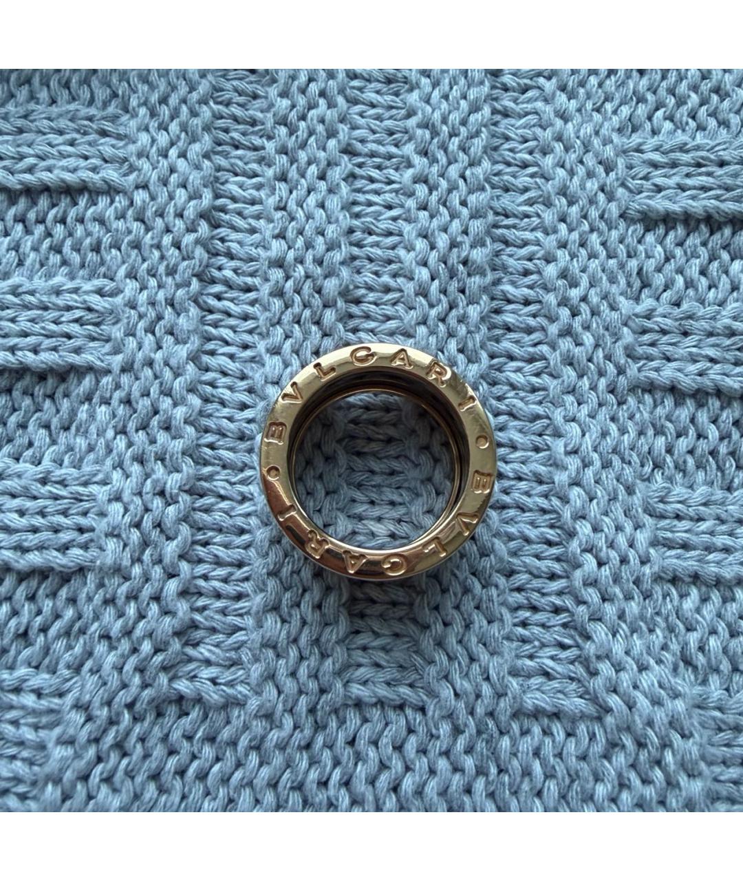 BVLGARI Черное кольцо из розового золота, фото 7