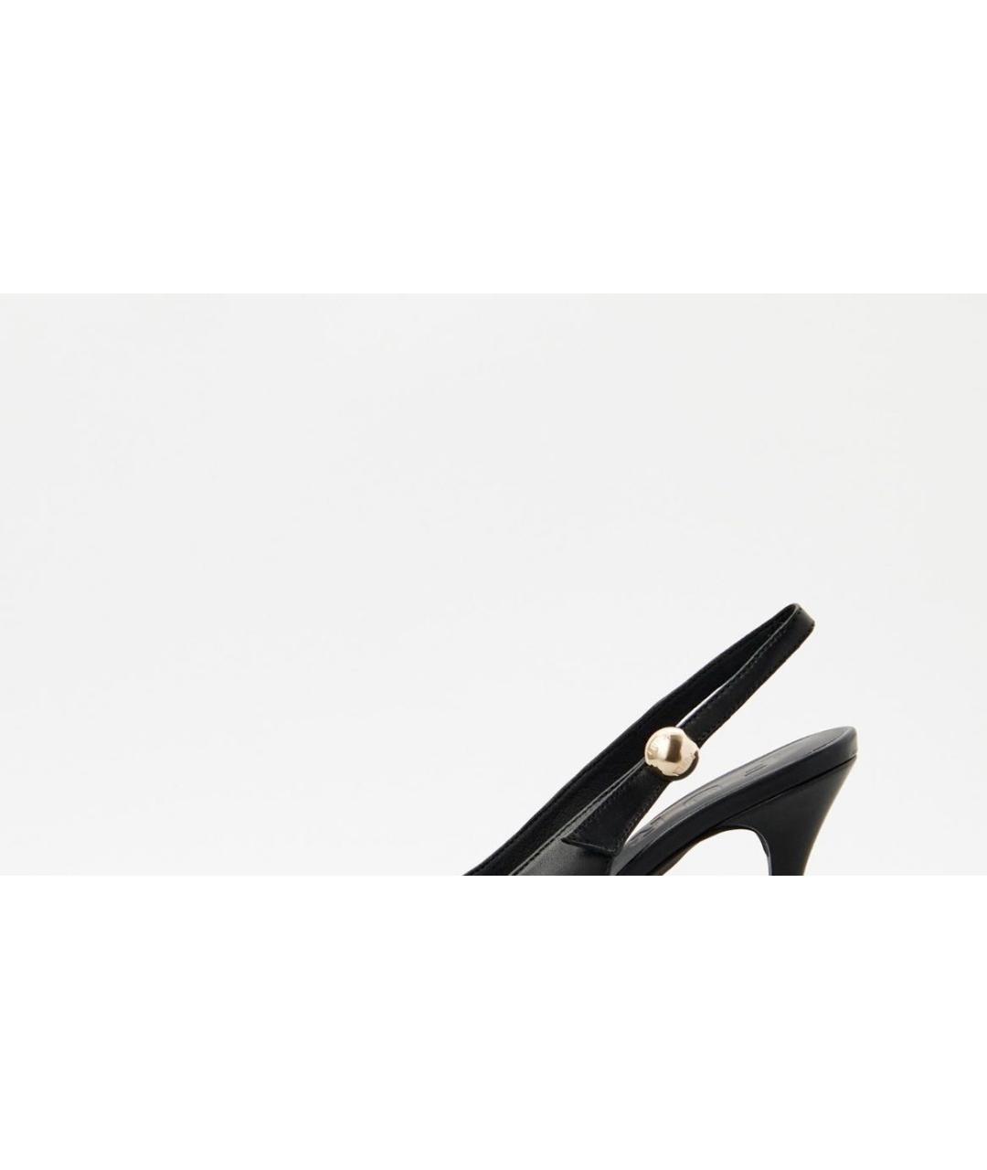 FURLA Черные кожаные туфли, фото 2