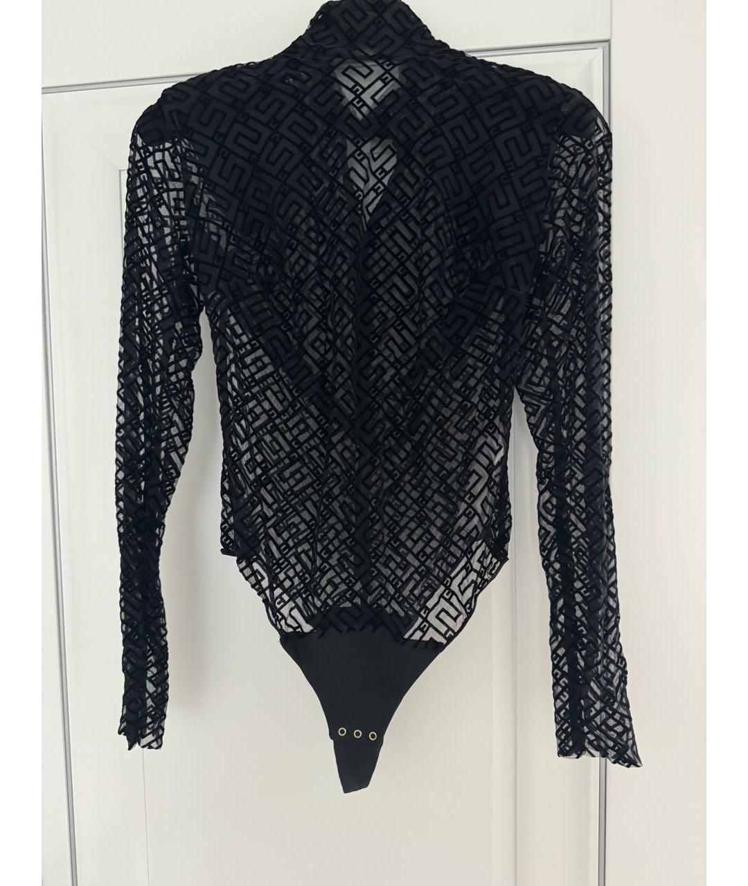 ELISABETTA FRANCHI Черная полиэстеровая водолазка, фото 7