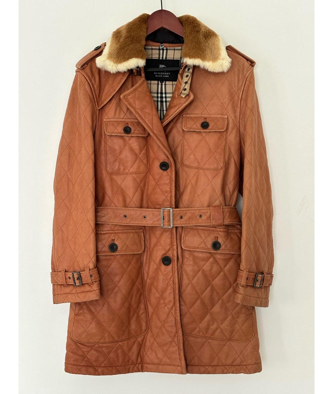 BURBERRY Кожаное пальто, фото 7