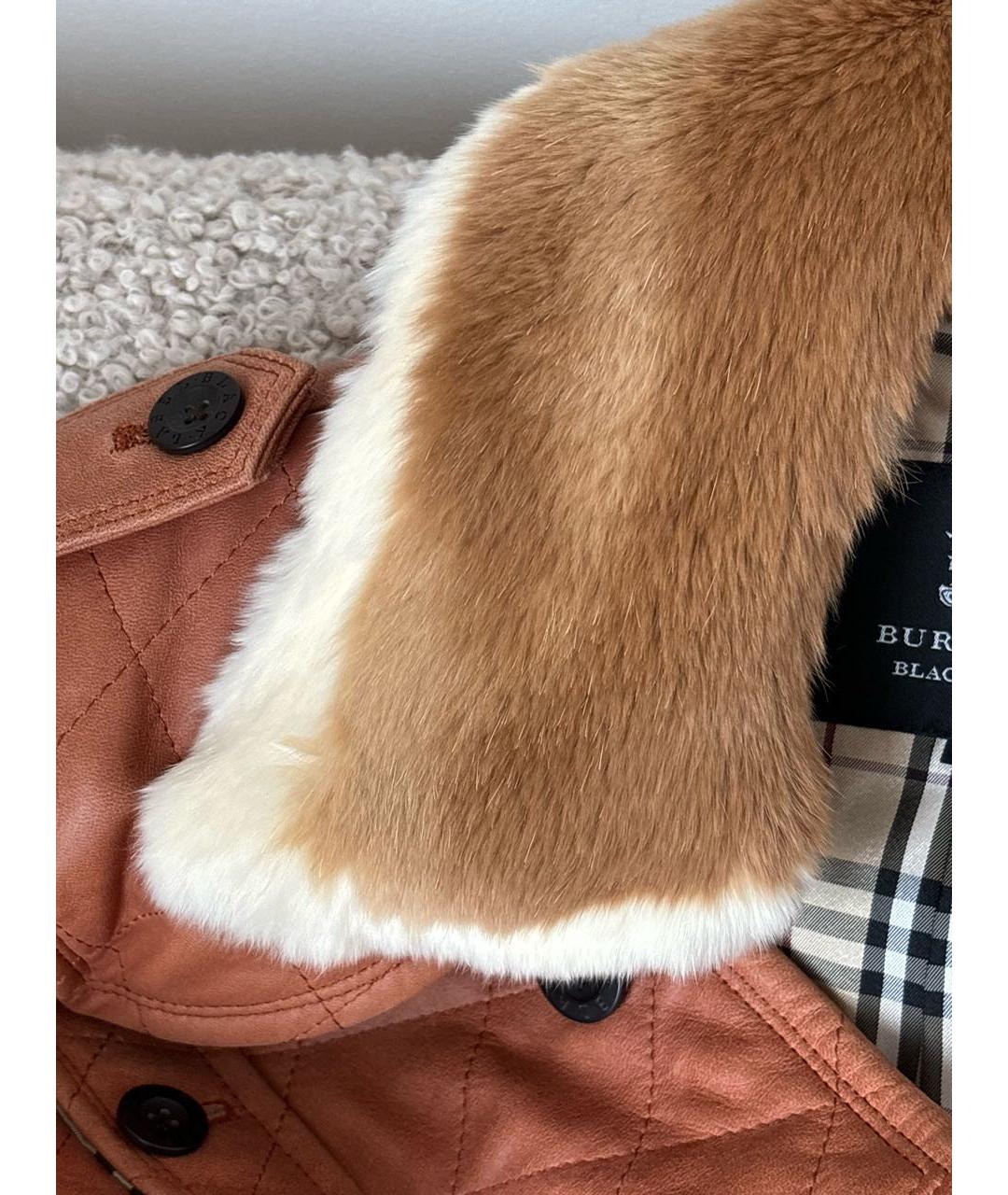 BURBERRY Кожаное пальто, фото 6