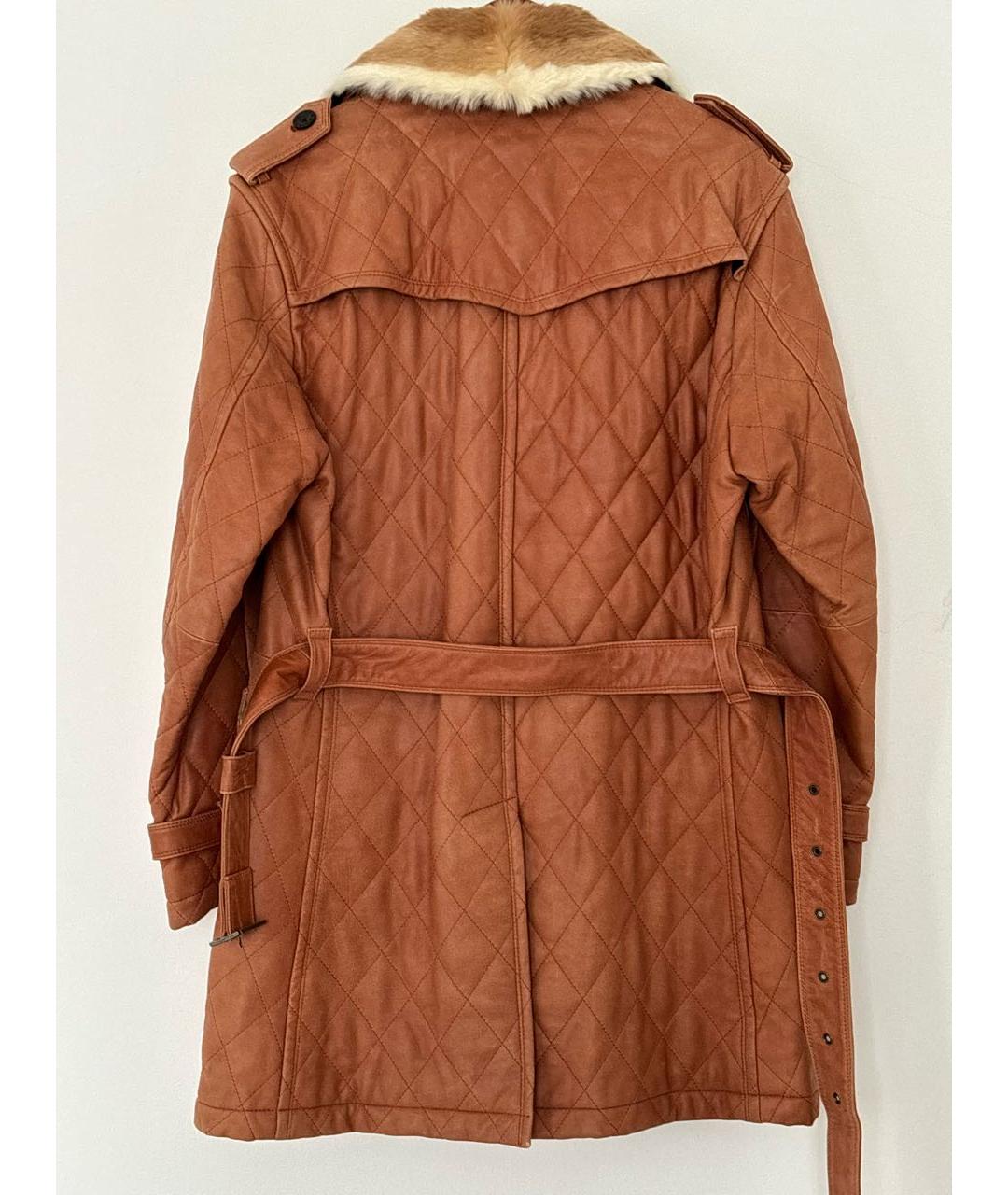 BURBERRY Кожаное пальто, фото 2