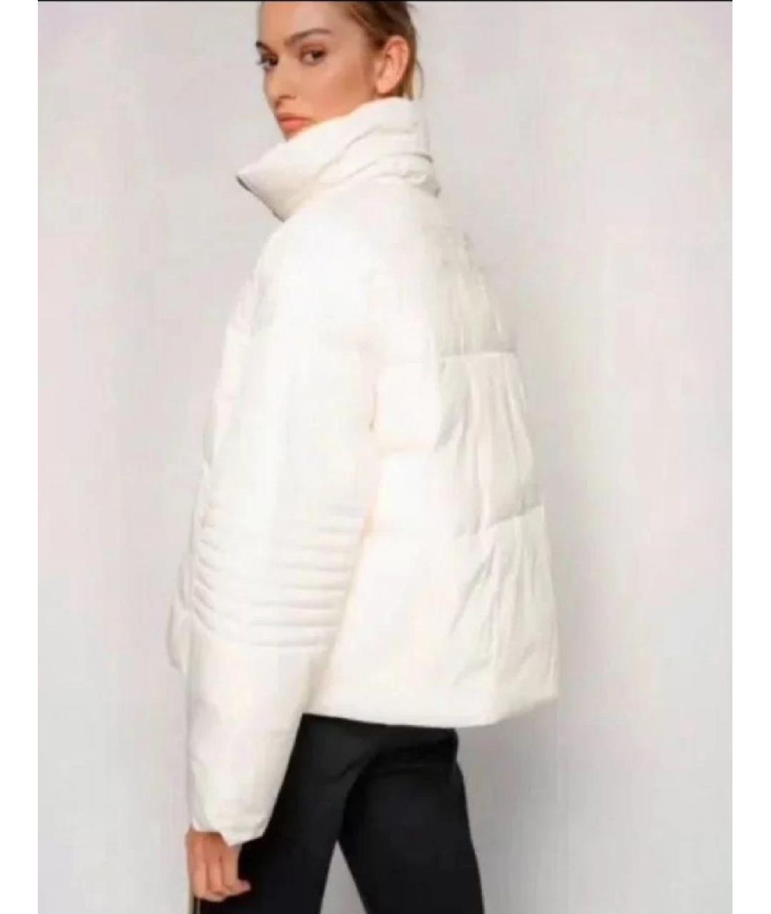 PINKO Белый полиэстеровый пуховик, фото 5