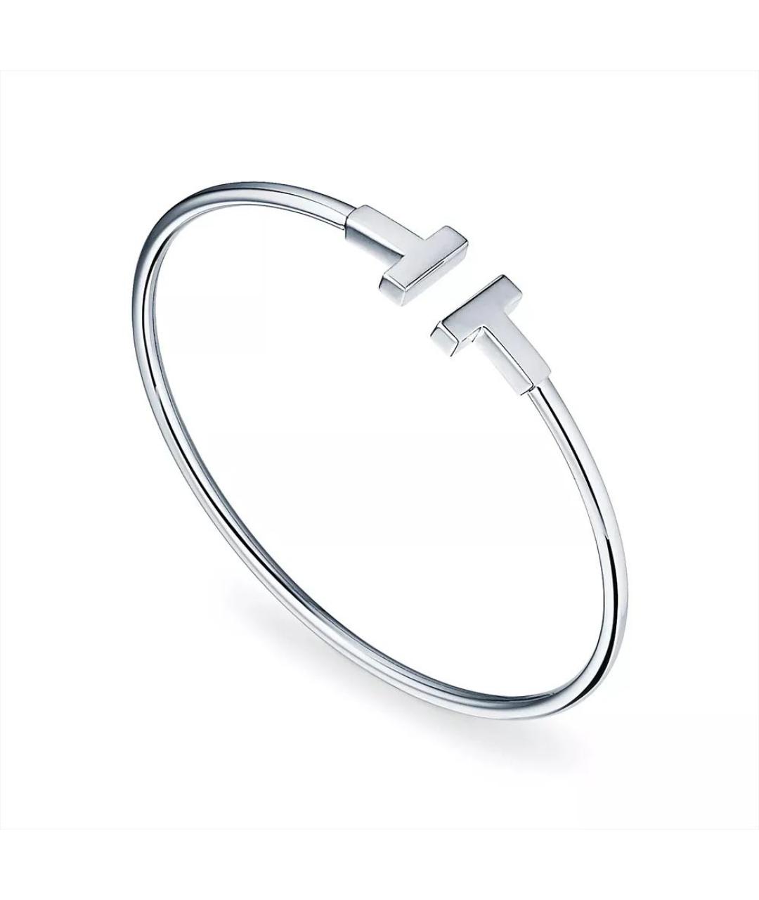 TIFFANY&CO Серебрянный браслет из белого золота, фото 2