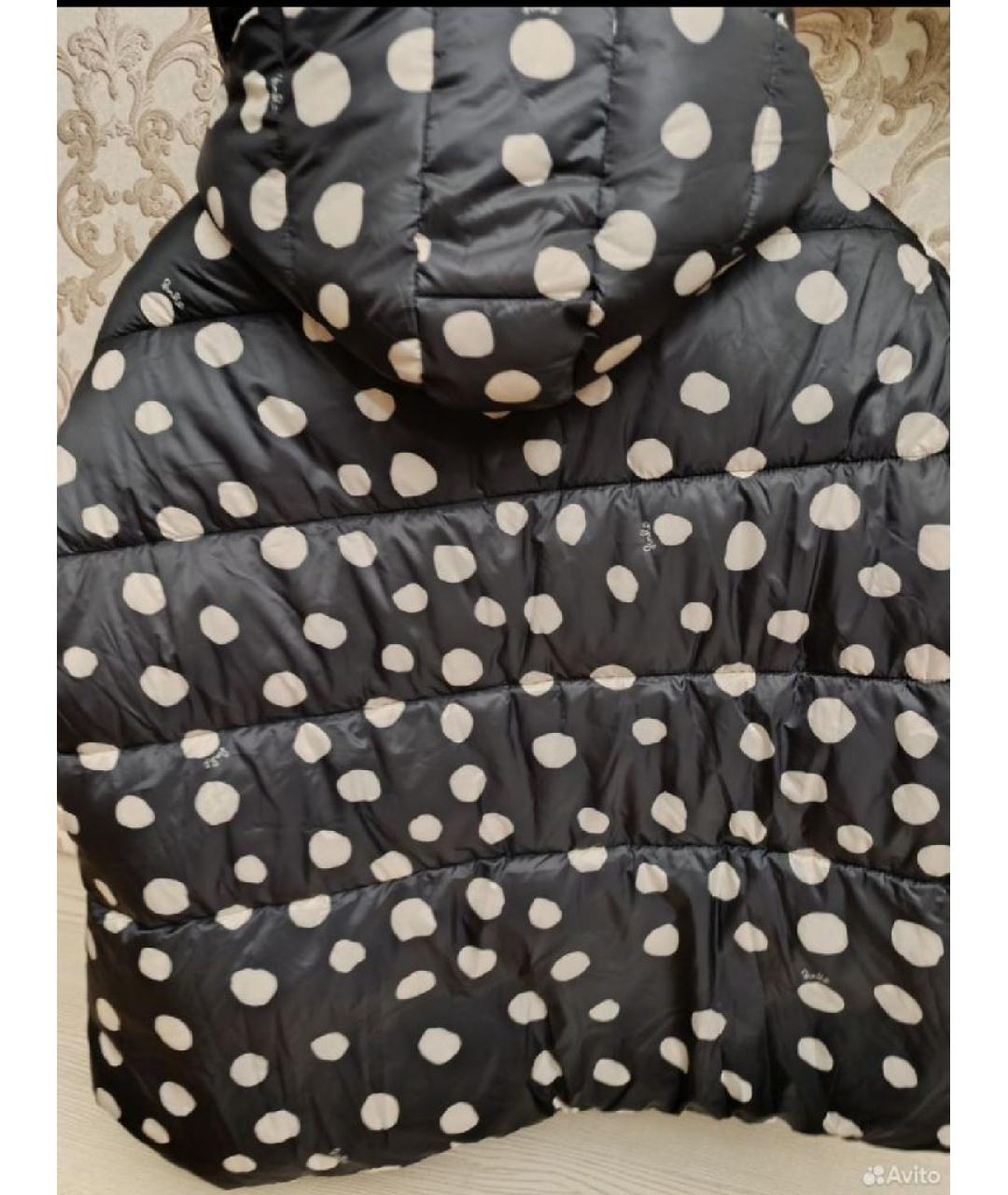 PINKO Черный полиэстеровый пуховик, фото 2