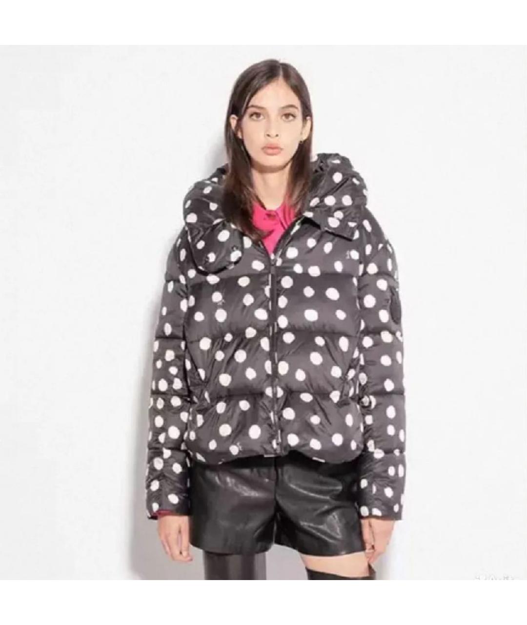 PINKO Черный полиэстеровый пуховик, фото 6