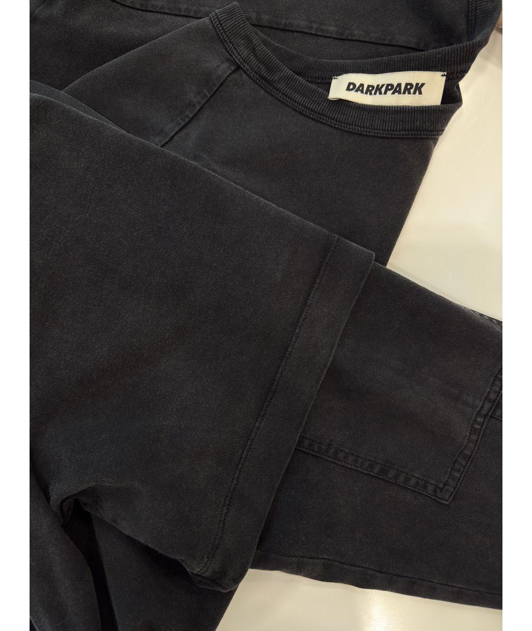 DARKPARK Черная хлопковая футболка, фото 4